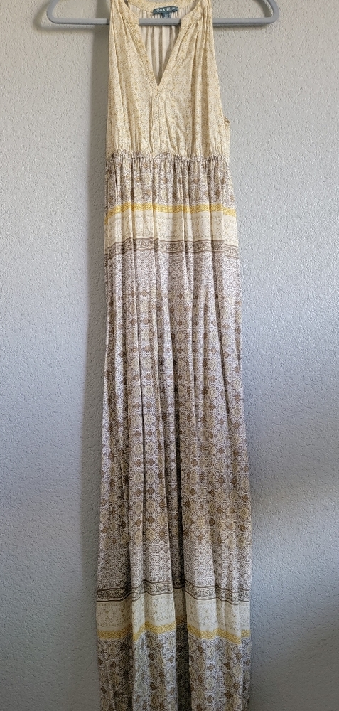 Sleeveless Boho style maxi dress